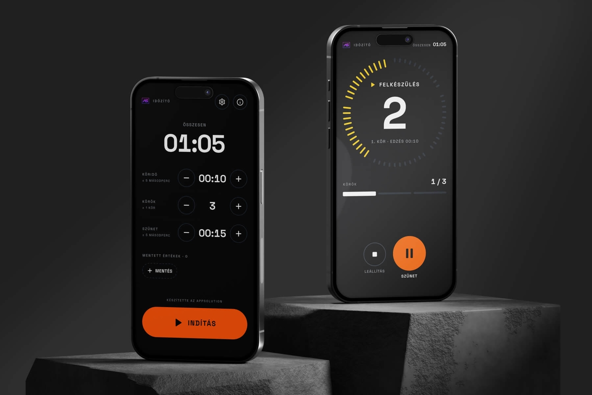 AS Timer applikáció - AppSolution esettanulmány