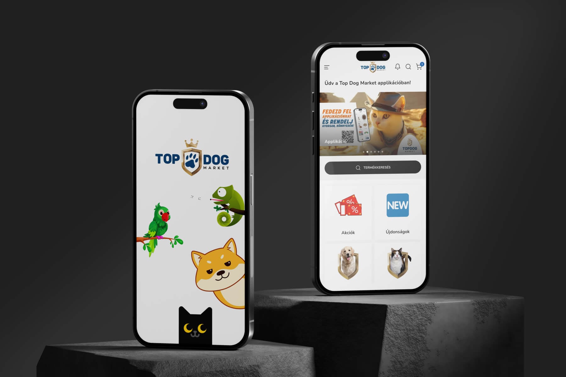 Top Dog Market applikáció - AppSolution esettanulmány