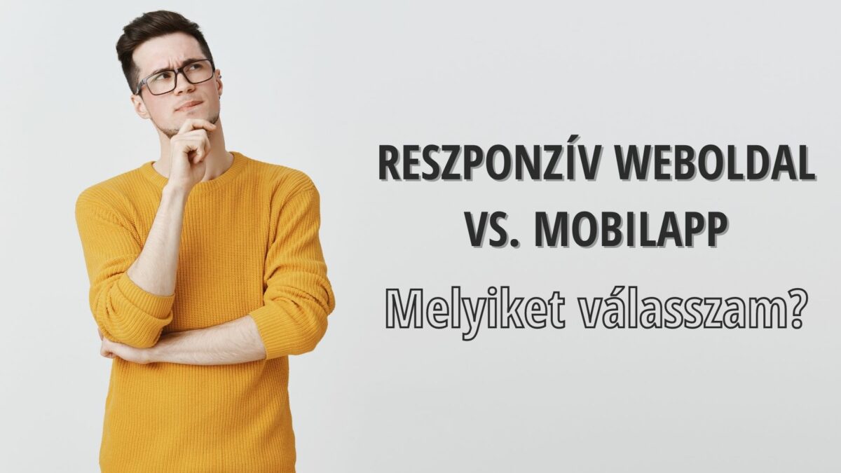 Reszponzív a weboldalam. Minek nekem applikáció?