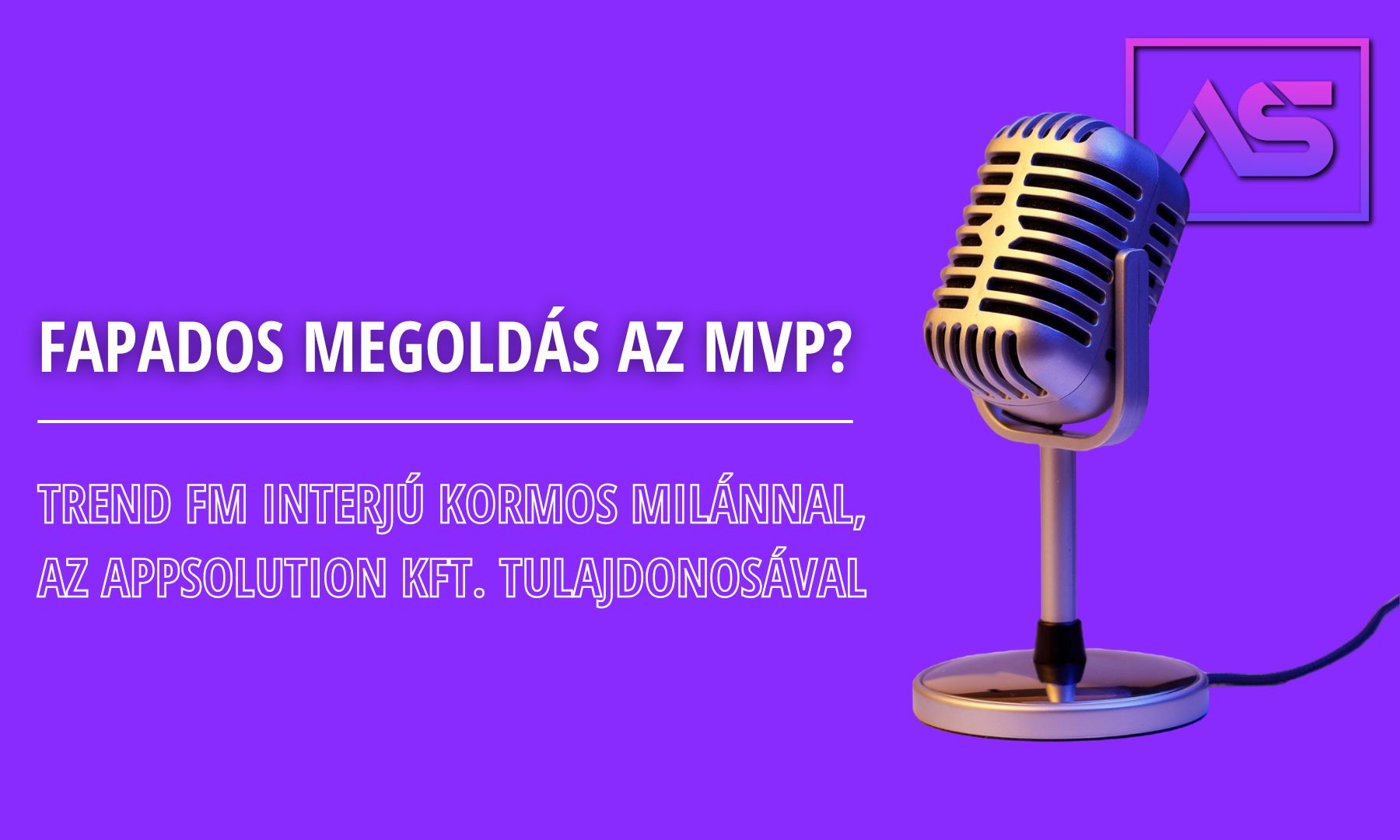 Valóban fapados megoldás az MVP? Trend FM interjú Kormos Milánnal